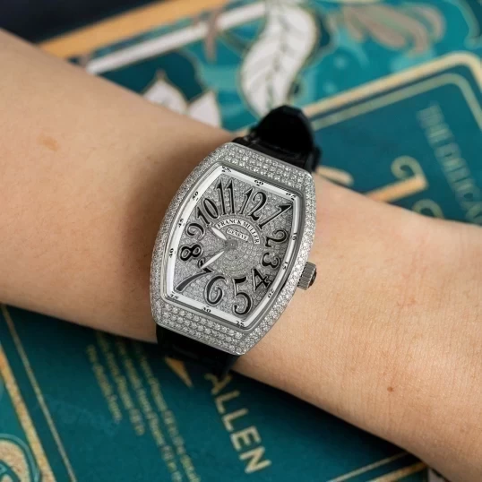 Franck Muller Vanguard V32 Full Diamonds
