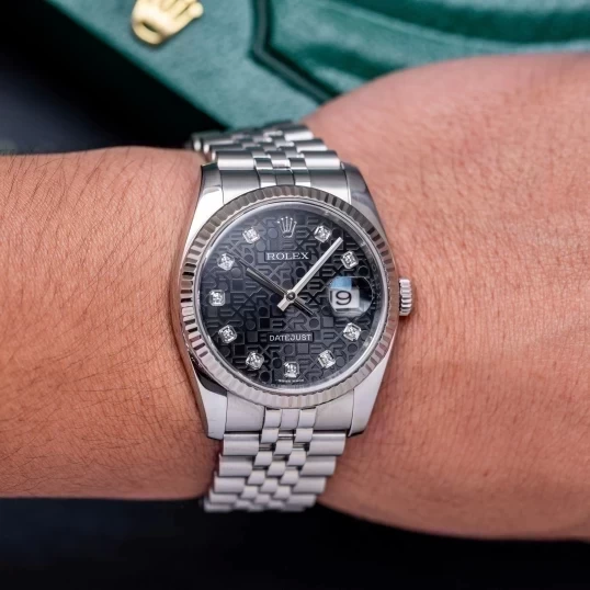 Rolex Oyster Perpetual Datejust 36mm 116234 Mặt số vi tính đen