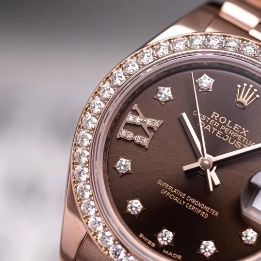 Rolex Oyster Perpetual Lady-Datejust 28mm 279135RBR Mặt số màu sô-cô-la