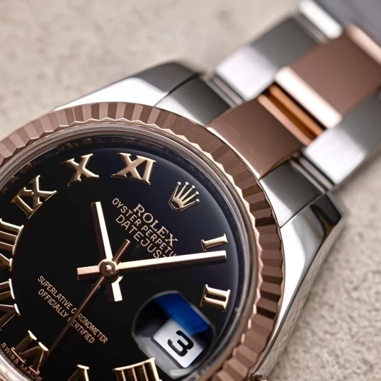Rolex Oyster Perpetual Lady-Datejust 28mm 179171 Black Dial