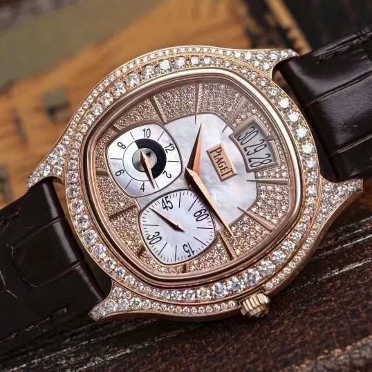 Piaget Polo Emperador Dual Time Watch 42mm G0A32020 18K Rose Gold