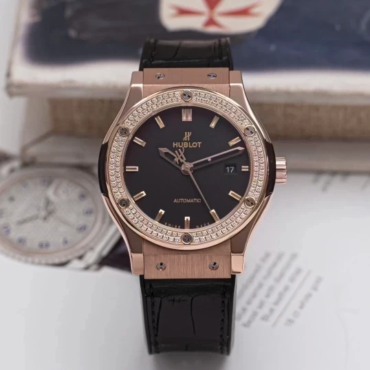 Hublot Classic Fusion King Gold Black Dial 42mm 542.PX.1180.RX.1104