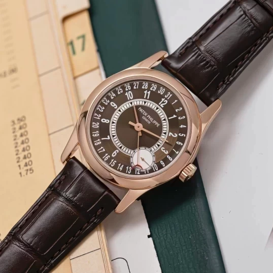 Patek Philippe Calatrava 37mm 6000R-001 Chocolatte Dial (2015)