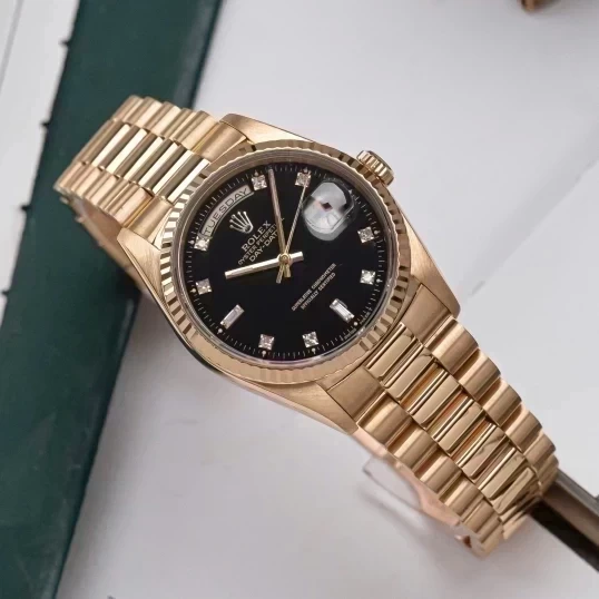 Rolex Oyster Perpetual Day-Date 36mm 18238 Black Dial