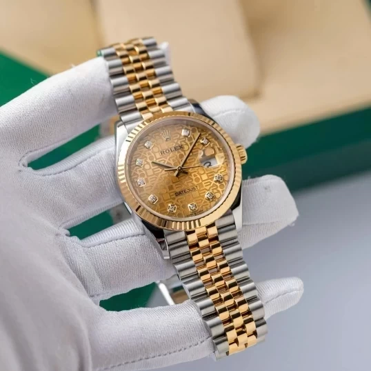 Rolex Oyster Perpetual Datejust 36mm 126233 Mặt Số Vi Tính Vàng (2019)