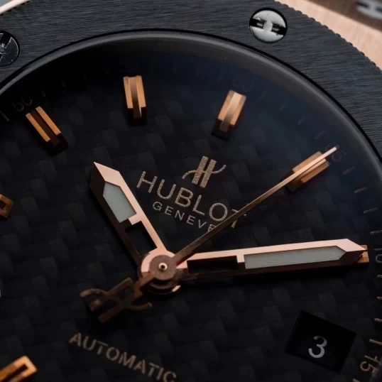 Hublot Big Bang Automatic Gold 38mm 365.PM.1780.LR Carbon Dial