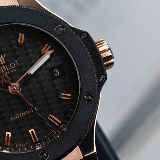 Hublot Big Bang Automatic Gold 38mm 365.PM.1780.LR Carbon Dial