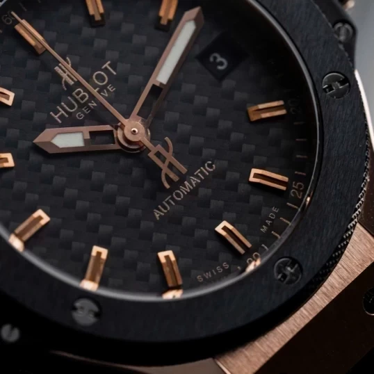 Hublot Big Bang Automatic Gold 38mm 365.PM.1780.LR Carbon Dial