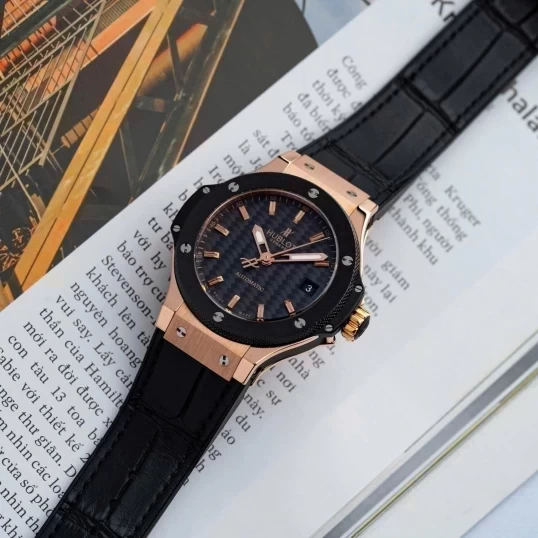 Hublot Big Bang Automatic Gold 38mm 365.PM.1780.LR Carbon Dial