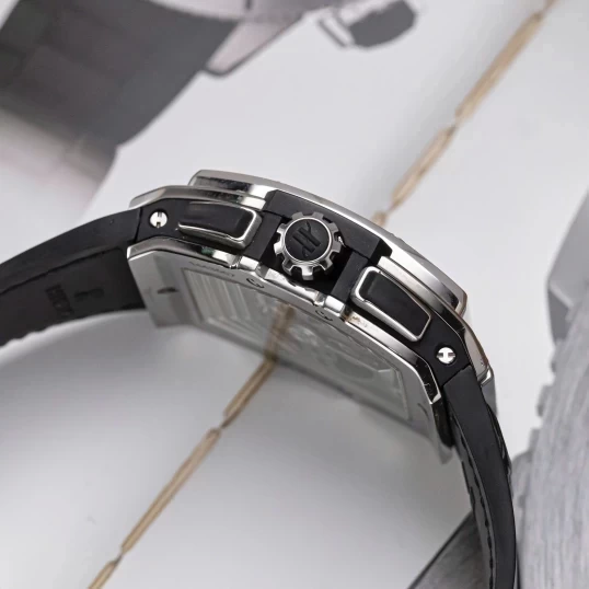 Hublot Spirit of Big Bang Titanium 42mm 641.NX.0173.LR Custom Full Diamonds & Baguette Diamonds Bezel