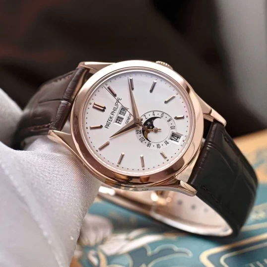 Patek Philippe Complications 38,5mm 5396R-011 Annual Calendar Moonphase White Dial