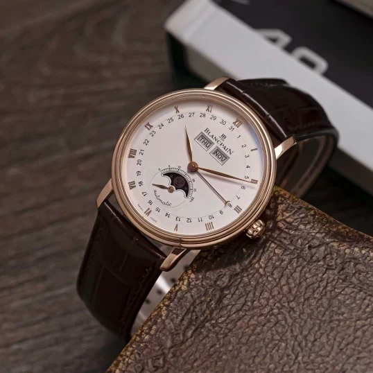 Blancpain Villeret Quantième Complet Rose Gold 38mm 6263-3642-55B