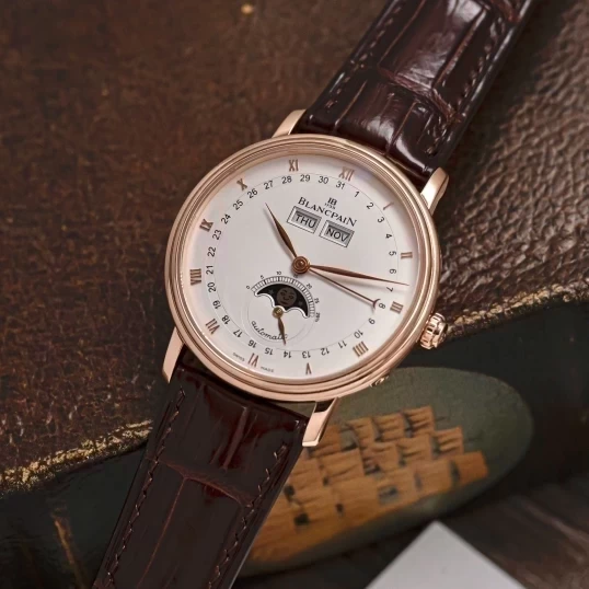 Blancpain Villeret Quantième Complet Rose Gold 38mm 6263-3642-55B
