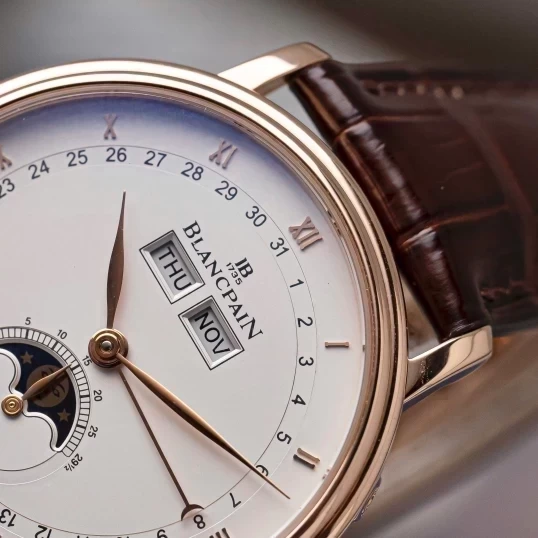 Blancpain Villeret Quantième Complet Rose Gold 38mm 6263-3642-55B