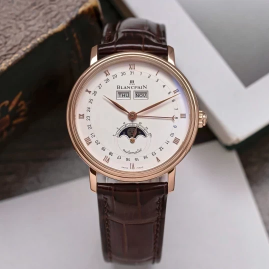 Blancpain Villeret Quantième Complet Rose Gold 38mm 6263-3642-55B