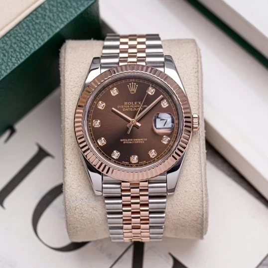 Rolex Oyster Perpetual Datejust 41mm 126331 Chocolate Dial, Jubilee