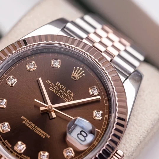 Rolex Oyster Perpetual Datejust 41mm 126331 Chocolate Dial, Jubilee