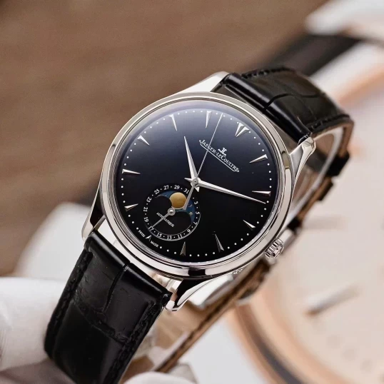 Jaeger-LeCoultre Master Ultra Thin Moon 39mm Q1368470 Black Dial