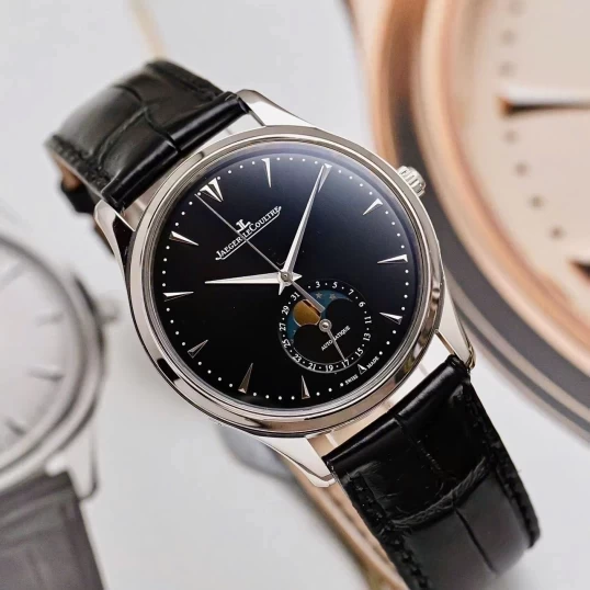 Jaeger-LeCoultre Master Ultra Thin Moon 39mm Q1368470 Black Dial