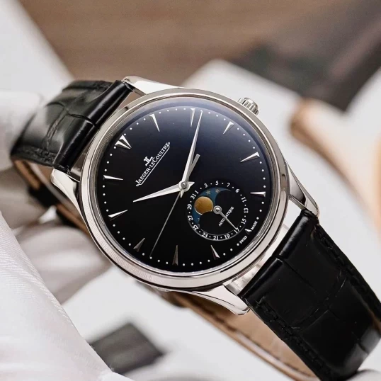 Jaeger-LeCoultre Master Ultra Thin Moon 39mm Q1368470 Black Dial
