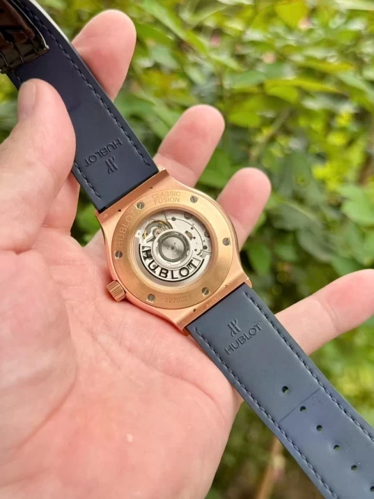 Hublot Classic Fusion King Gold Blue Dial 42mm 542.OX.7180.LR