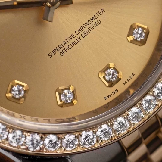 Rolex Oyster Perpetual Datejust 36mm 116233 Champagne Dial, Vành Kim Cương