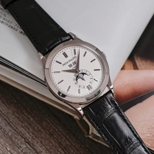Patek Philippe Complications 5396G-011 Annual Calendar Moon Phases White Gold