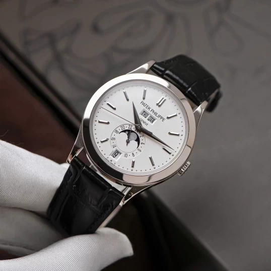 Patek Philippe Complications 5396G-011 Annual Calendar Moon Phases White Gold