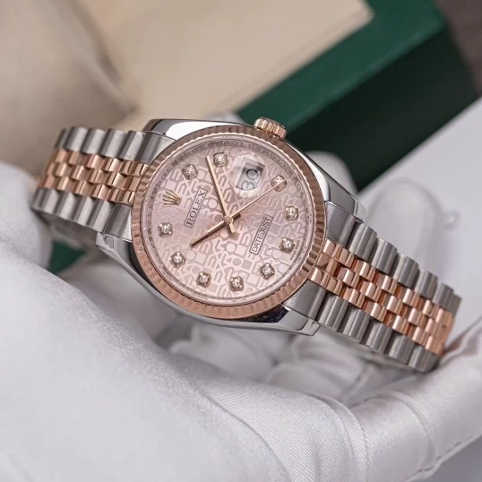 Rolex Oyster Perpetual Datejust 36mm 116231 vi tính hồng 2014