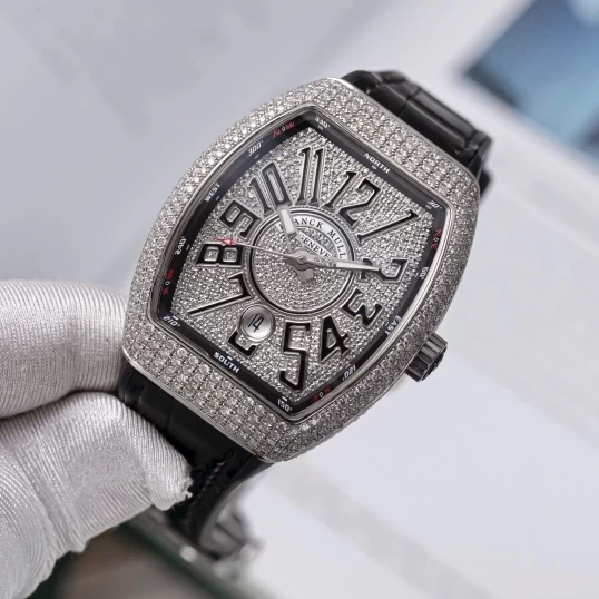 Franck Muller V41 Full Kim Cương Tự Nhiên Fullbox 2020