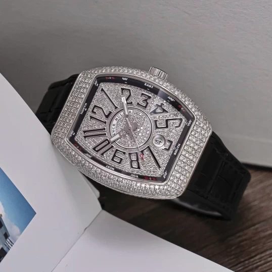 Franck Muller V41 Full Kim Cương Tự Nhiên Fullbox 2020