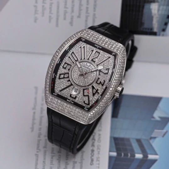 Franck Muller V41 Full Kim Cương Tự Nhiên Fullbox 2020