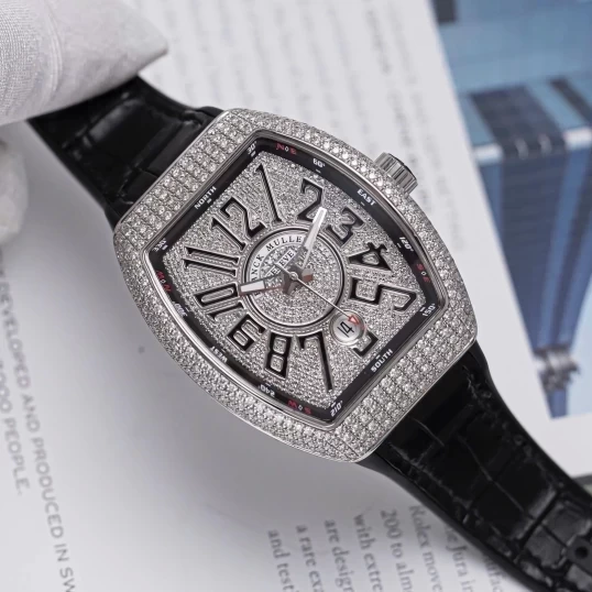 Franck Muller V41 Full Kim Cương Tự Nhiên Fullbox 2020