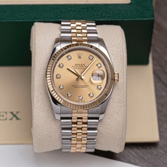 Rolex Oyster Perpetual Datejust 36mm 116233 Champagne Dial (Fullbox 2013)