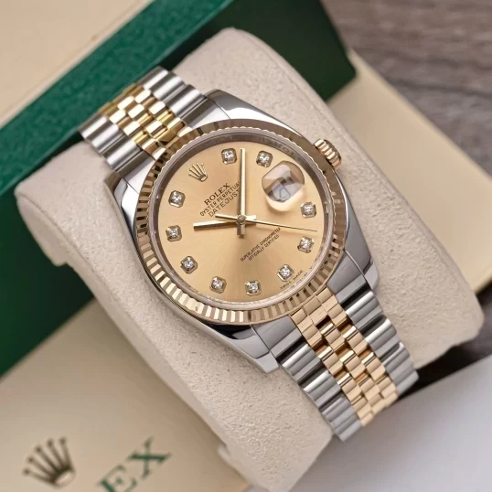 Rolex Oyster Perpetual Datejust 36mm 116233 Champagne Dial (Fullbox 2013)