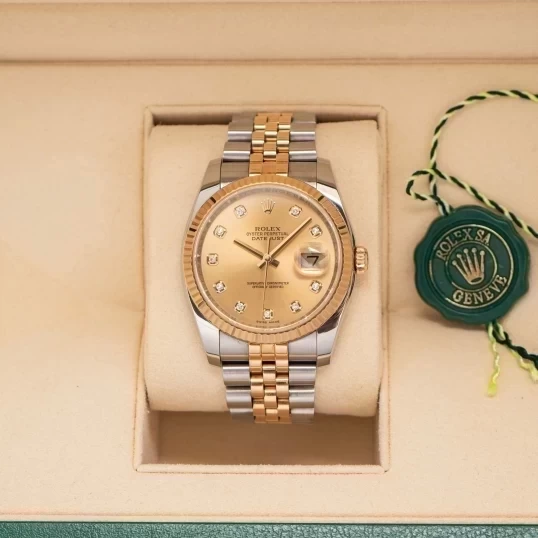 Rolex Oyster Perpetual Datejust 116233 Champagne Dial