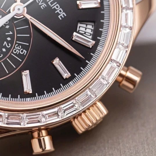 Patek Philippe Annual Calendar Complications Chronograph 40,5mm 5960R-010 Custom Up To 5961R-010 Black Dial