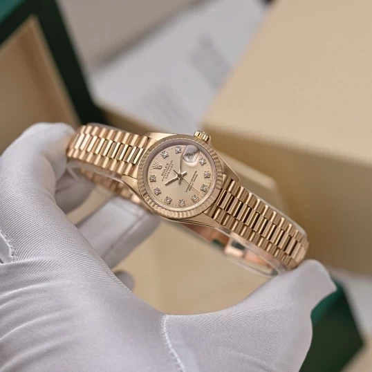 Rolex Oyster Perpetual Lady-Datejust 26mm 69178 Champagne Dial