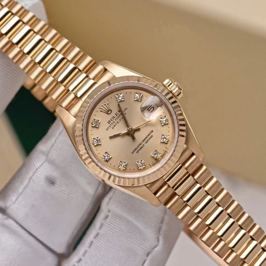Rolex Oyster Perpetual Lady-Datejust 26mm 69178 Champagne Dial