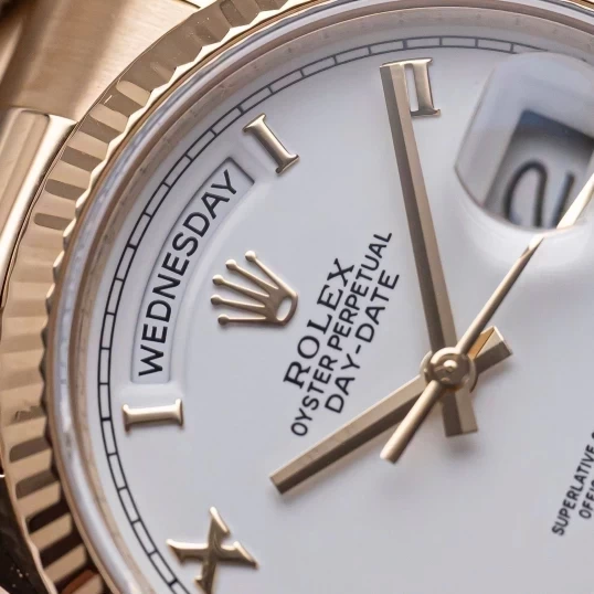Rolex Oyster Perpetual Day-Date 36mm 118238 White Dial