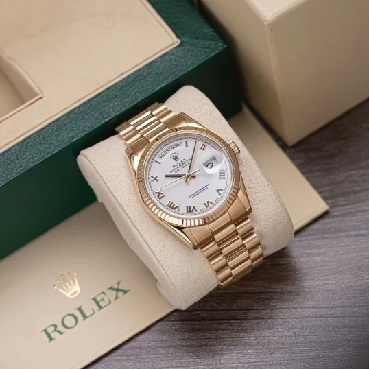 Rolex Oyster Perpetual Day-Date 36mm 118238 White Dial