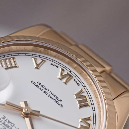 Rolex Oyster Perpetual Day-Date 36mm 118238 White Dial