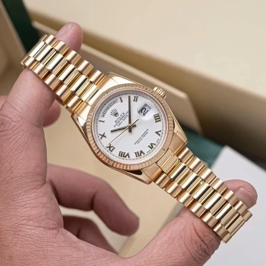 Rolex Oyster Perpetual Day-Date 36mm 118238 White Dial