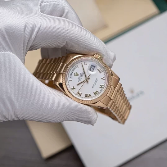 Rolex Oyster Perpetual Day-Date 36mm 118238 White Dial