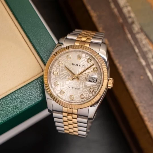 Rolex Oyster Perpetual Datejust 36 mm 116233 Vi tính trắng