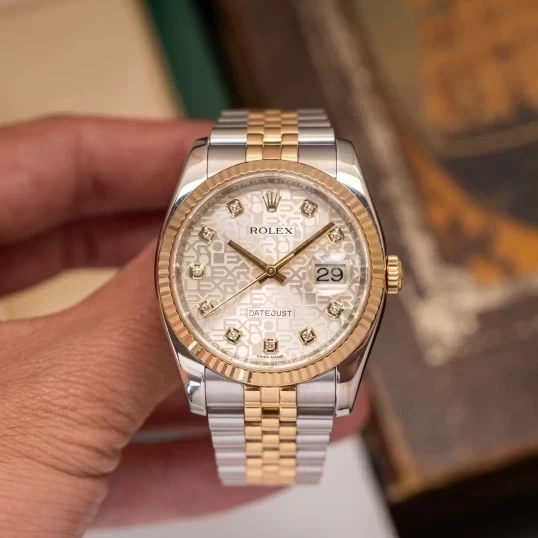 Rolex Oyster Perpetual Datejust 36 mm 116233 Vi tính trắng