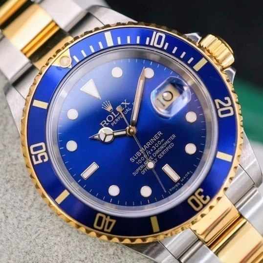 Rolex Oyster Perpetual Submariner Date 40mm 16613 Blue Dial