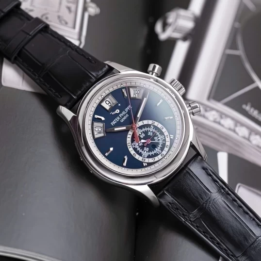 Patek Philippe Complications 5960/01G-001 Annual Calendar Chronograph – White Gold