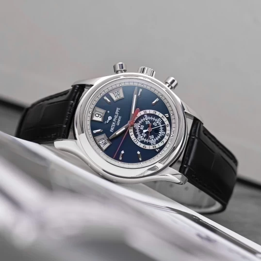 Patek Philippe Complications 5960/01G-001 Annual Calendar Chronograph – White Gold