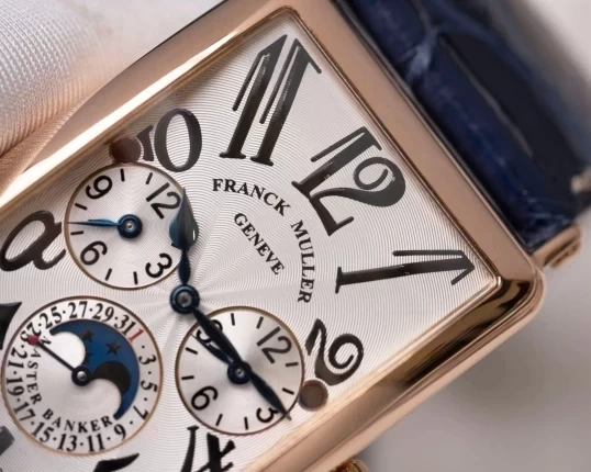 Franck Muller Large Master Banker Moonphase Day Night Three Times 18k Rose Gold 1250 MB L DT-2